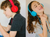 “ヘッドホン難聴”から子供を守る！ 85dBの音量制限付き安心ヘッドホン